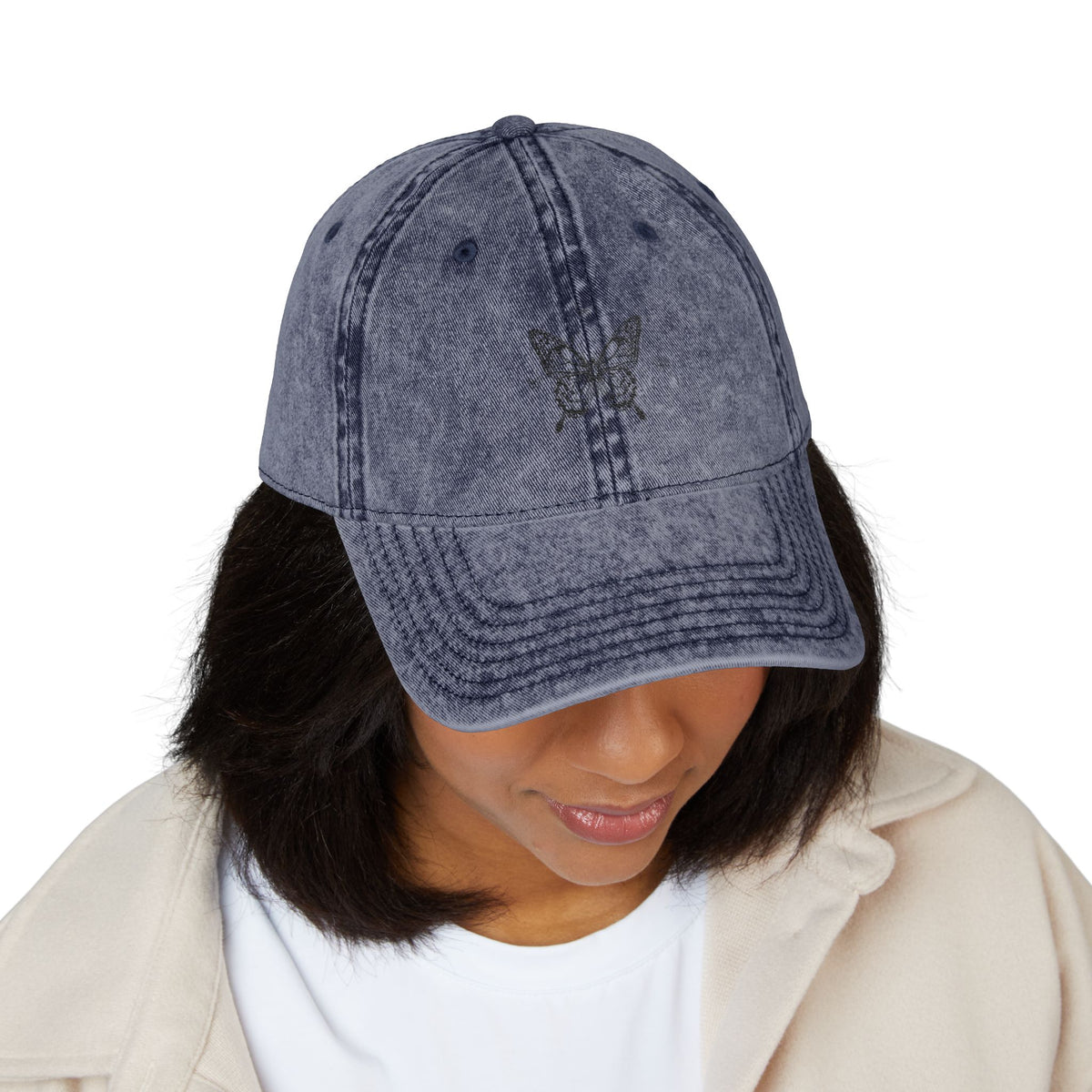 Vintage Sketch Butterfly Hat