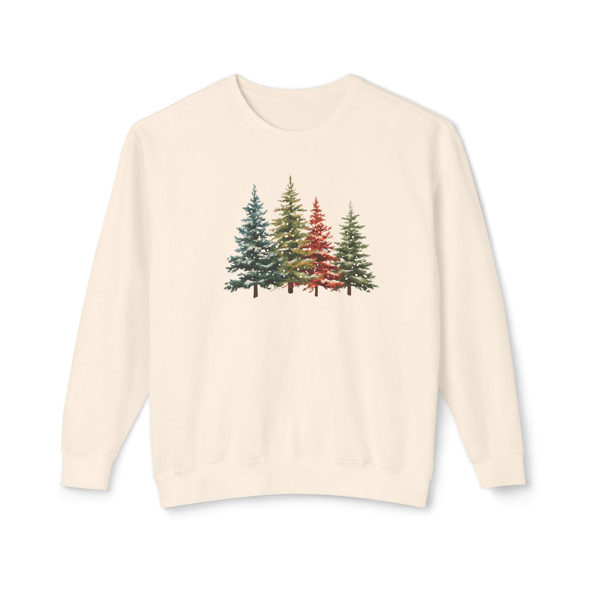 Pine Forest Watercolor Crew