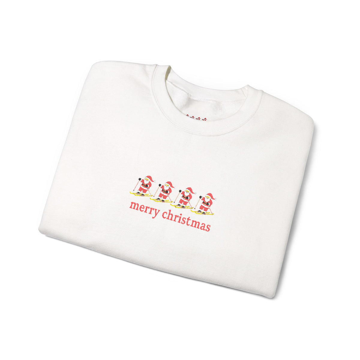 Embroidered Merry Christmas Crewneck
